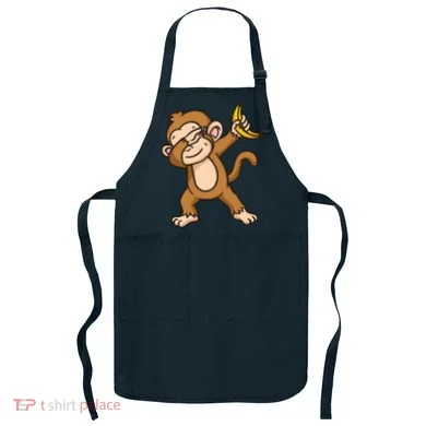 Monkey Dabbing Funny Apron