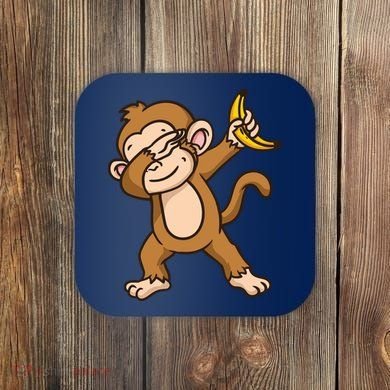 Monkey Dabbing Funny Coaster