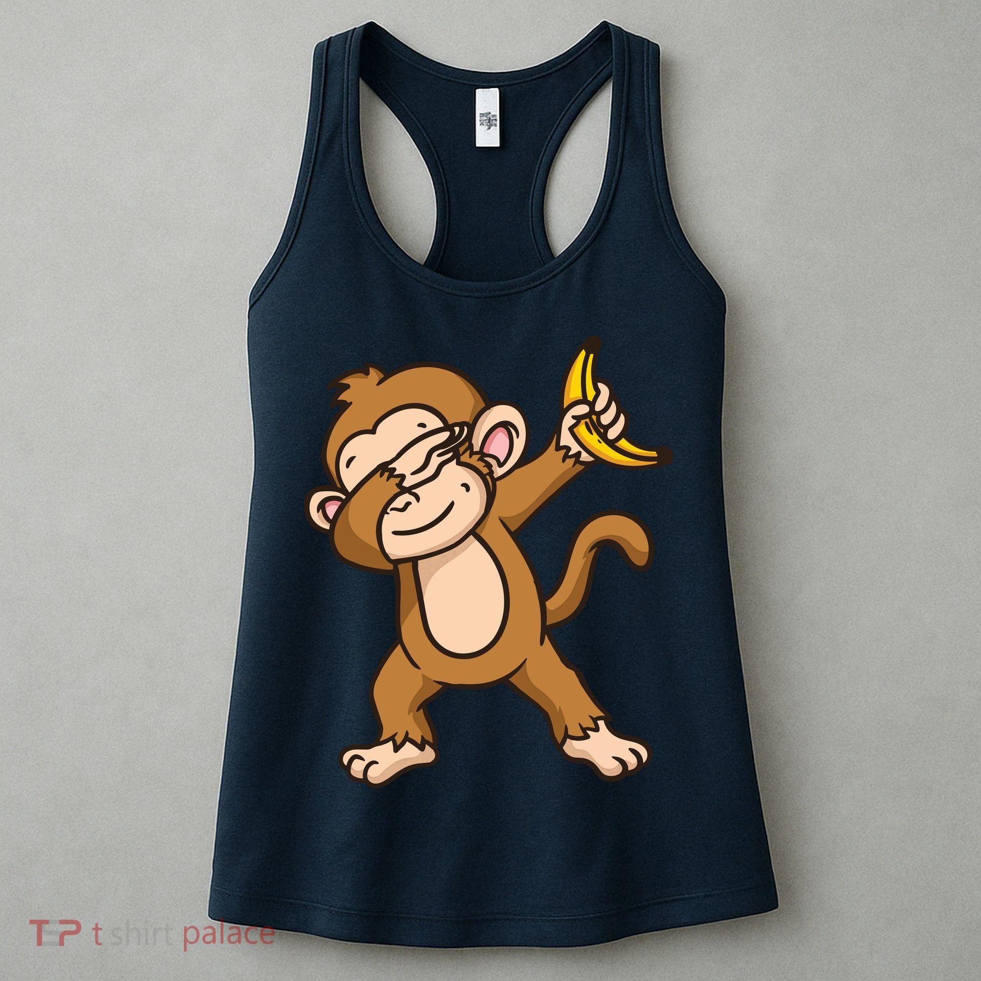Monkey Dabbing Funny Women's Tank Top
