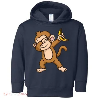 Monkey Dabbing Funny Toddler Hoodie