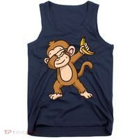 Monkey Dabbing Funny Tank Top thumb 0