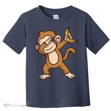 Monkey Dabbing Funny Toddler T-Shirt