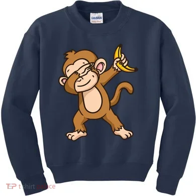 Monkey Dabbing Funny Kids Sweatshirt