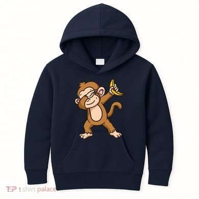 Monkey Dabbing Funny Kids Hoodie