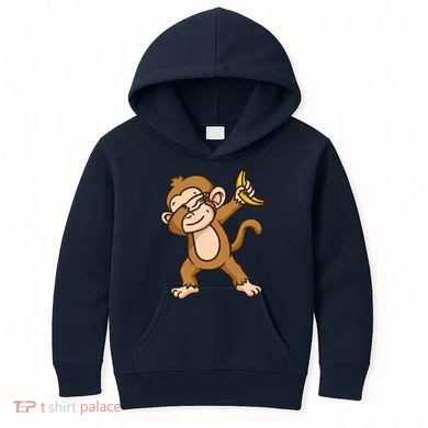 Monkey Dabbing Funny Kids Hoodie