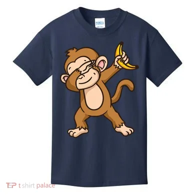 Monkey Dabbing Funny Kids T-Shirt