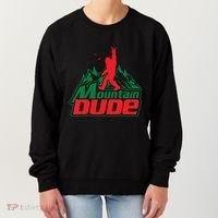 Mountain Dude Funny Bigfoot Sasquatch Hiking Women's Sweatshirt thumb 0