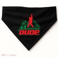 Mountain Dude Funny Bigfoot Sasquatch Hiking USA-Made Doggie Bandana thumb 0