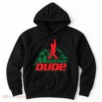 Mountain Dude Funny Bigfoot Sasquatch Hiking Hoodie thumb 0