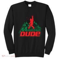 Mountain Dude Funny Bigfoot Sasquatch Hiking Sweatshirt thumb 0