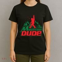 Mountain Dude Funny Bigfoot Sasquatch Hiking T-Shirt thumb 4