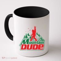 Mountain Dude Funny Bigfoot Sasquatch Hiking Coffee Mug thumb 0