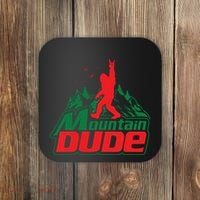 Mountain Dude Funny Bigfoot Sasquatch Hiking Coaster thumb 0