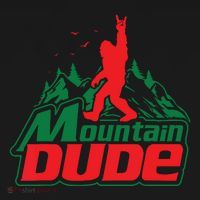Mountain Dude Funny Bigfoot Sasquatch Hiking Women's Hoodie thumb 2
