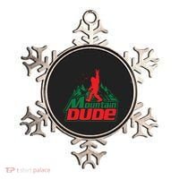 Mountain Dude Funny Bigfoot Sasquatch Hiking Ornament thumb 0