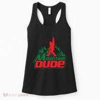 Mountain Dude Funny Bigfoot Sasquatch Hiking Women's Tank Top thumb 0