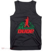 Mountain Dude Funny Bigfoot Sasquatch Hiking Tank Top thumb 0