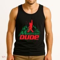 Mountain Dude Funny Bigfoot Sasquatch Hiking Tank Top thumb 3
