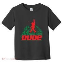 Mountain Dude Funny Bigfoot Sasquatch Hiking Toddler T-Shirt thumb 0