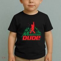Mountain Dude Funny Bigfoot Sasquatch Hiking Toddler T-Shirt thumb 2