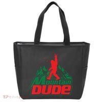 Mountain Dude Funny Bigfoot Sasquatch Hiking Tote Bag thumb 0