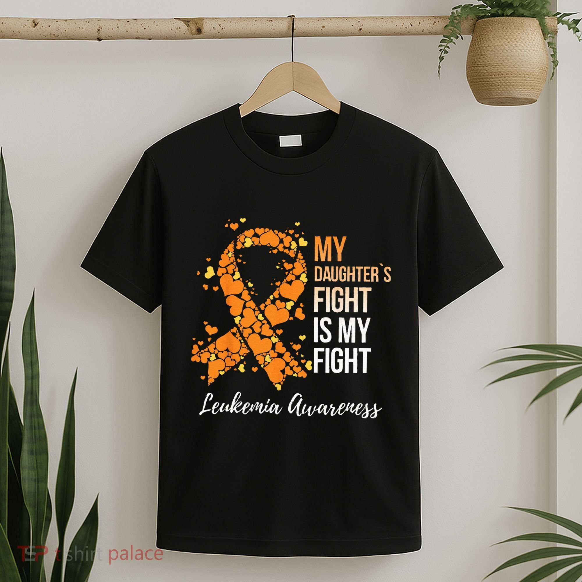 My Daughter’s Fight Is My Fight Leukemia Awareness T-Shirt