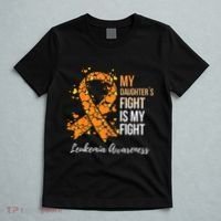 My Daughter’s Fight Is My Fight Leukemia Awareness T-Shirt thumb 5