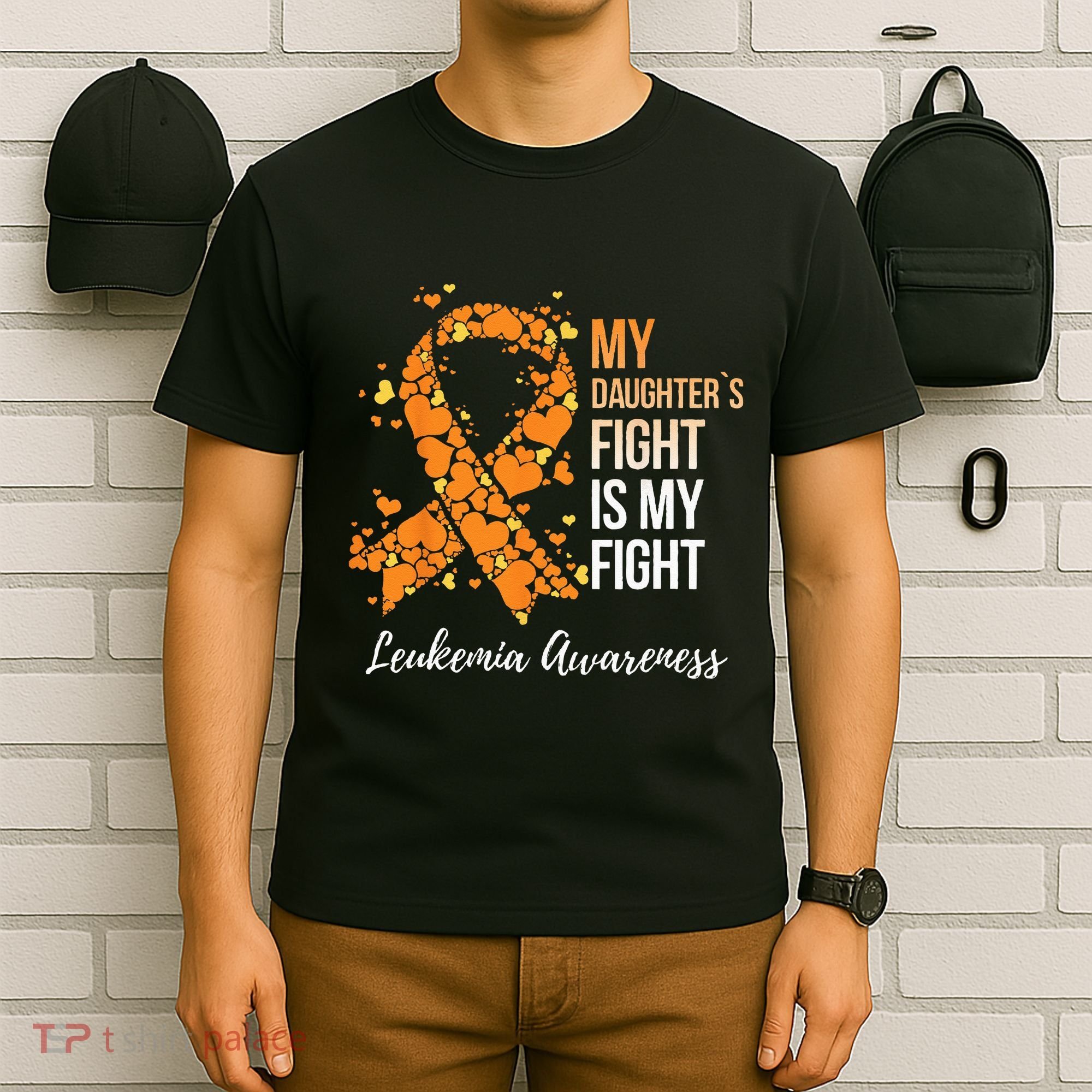 My Daughter’s Fight Is My Fight Leukemia Awareness T-Shirt