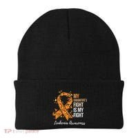 My Daughter’s Fight Is My Fight Leukemia Awareness Beanie thumb 0