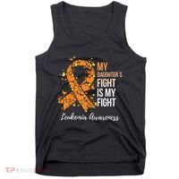 My Daughter’s Fight Is My Fight Leukemia Awareness Tank Top thumb 0