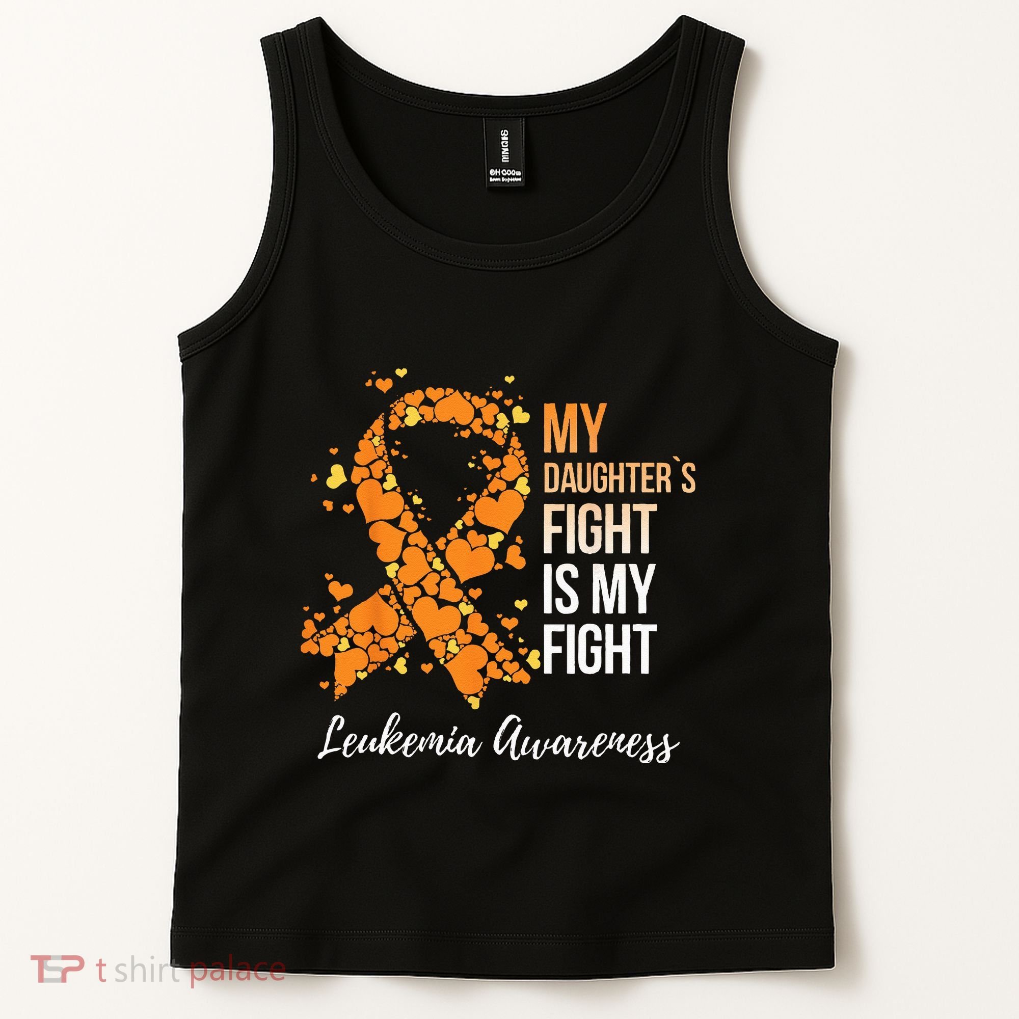 My Daughter’s Fight Is My Fight Leukemia Awareness Tank Top
