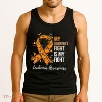 My Daughter’s Fight Is My Fight Leukemia Awareness Tank Top thumb 3