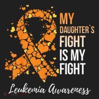 My Daughter’s Fight Is My Fight Leukemia Awareness Golf Towel thumb 3