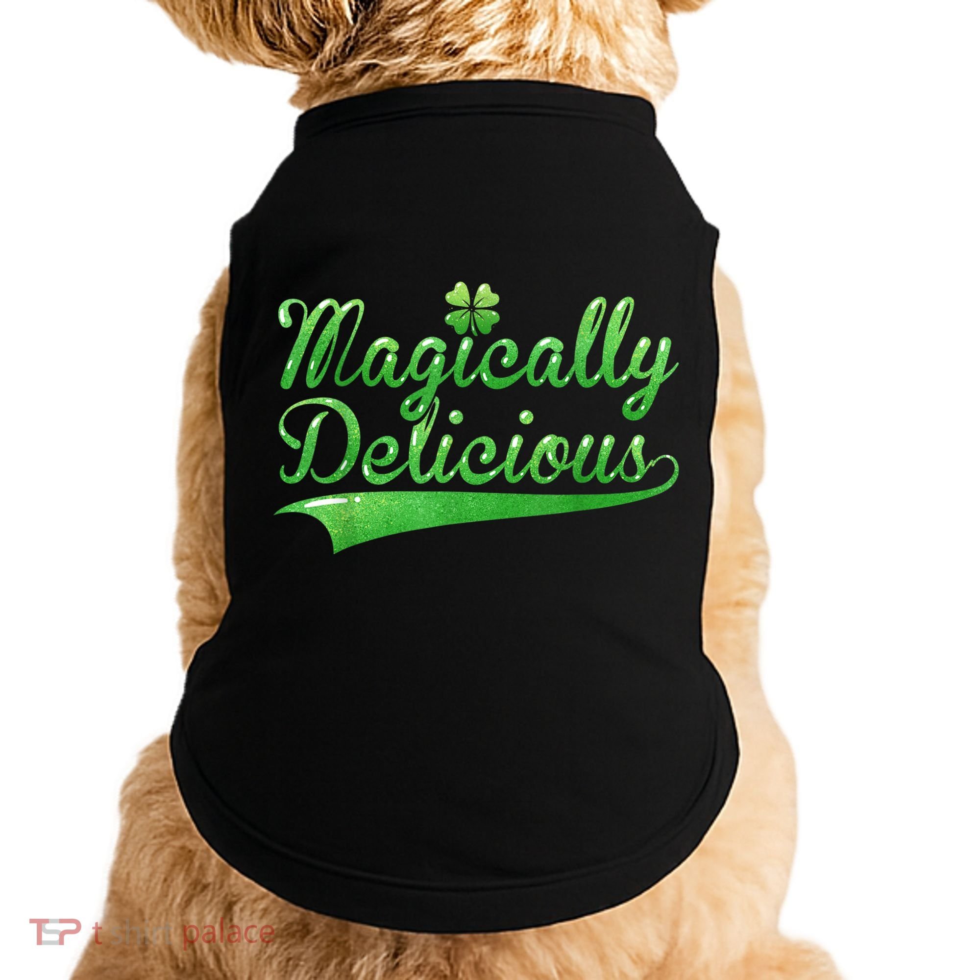 Magically Delicious Funny Irish St Patrick's Day Women Doggie Tank