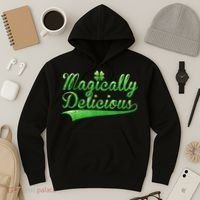 Magically Delicious Funny Irish St Patrick's Day Women Hoodie thumb 3