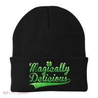 Magically Delicious Funny Irish St Patrick's Day Women Beanie thumb 0