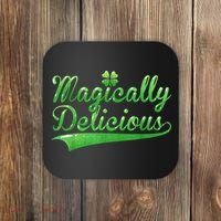 Magically Delicious Funny Irish St Patrick's Day Women Coaster thumb 0
