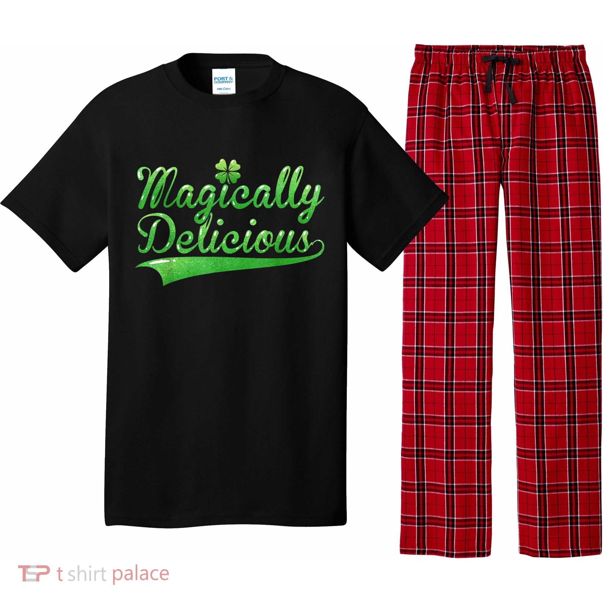 Magically Delicious Funny Irish St Patrick's Day Women Pajama Set