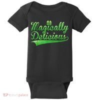 Magically Delicious Funny Irish St Patrick's Day Women Baby Bodysuit thumb 0