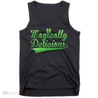 Magically Delicious Funny Irish St Patrick's Day Women Tank Top thumb 0