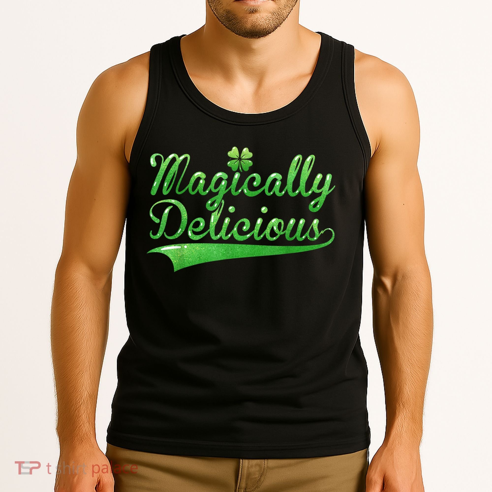 Magically Delicious Funny Irish St Patrick's Day Women Tank Top