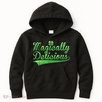 Magically Delicious Funny Irish St Patrick's Day Women Kids Hoodie thumb 0