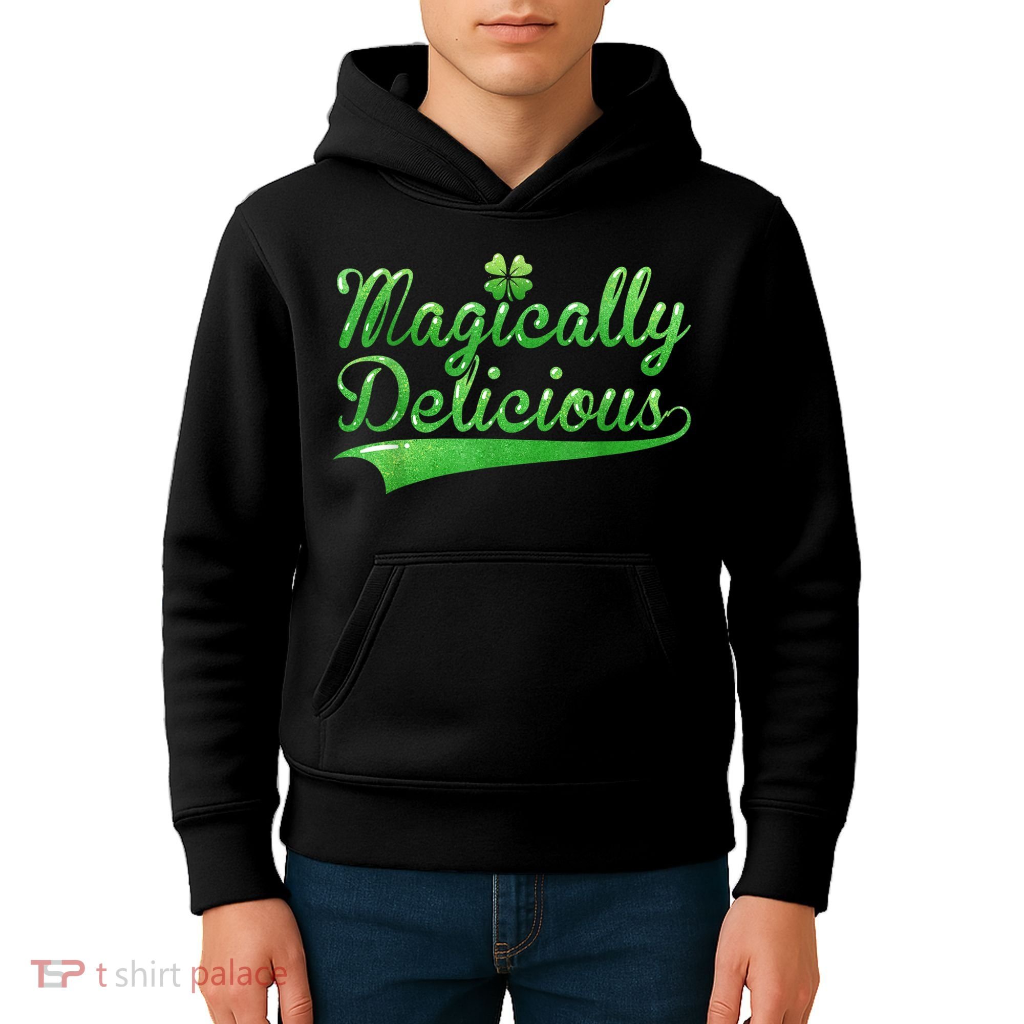 Magically Delicious Funny Irish St Patrick's Day Women Kids Hoodie