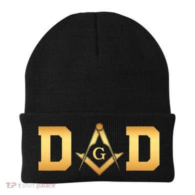 Masonic Dad Fathers Day Gift Freemason Beanie