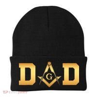 Masonic Dad Fathers Day Gift Freemason Beanie thumb 0