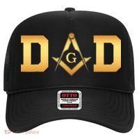 Masonic Dad Fathers Day Gift Freemason Hat thumb 0