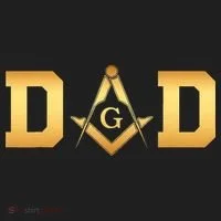 Masonic Dad Fathers Day Gift Freemason Golf Towel thumb 3