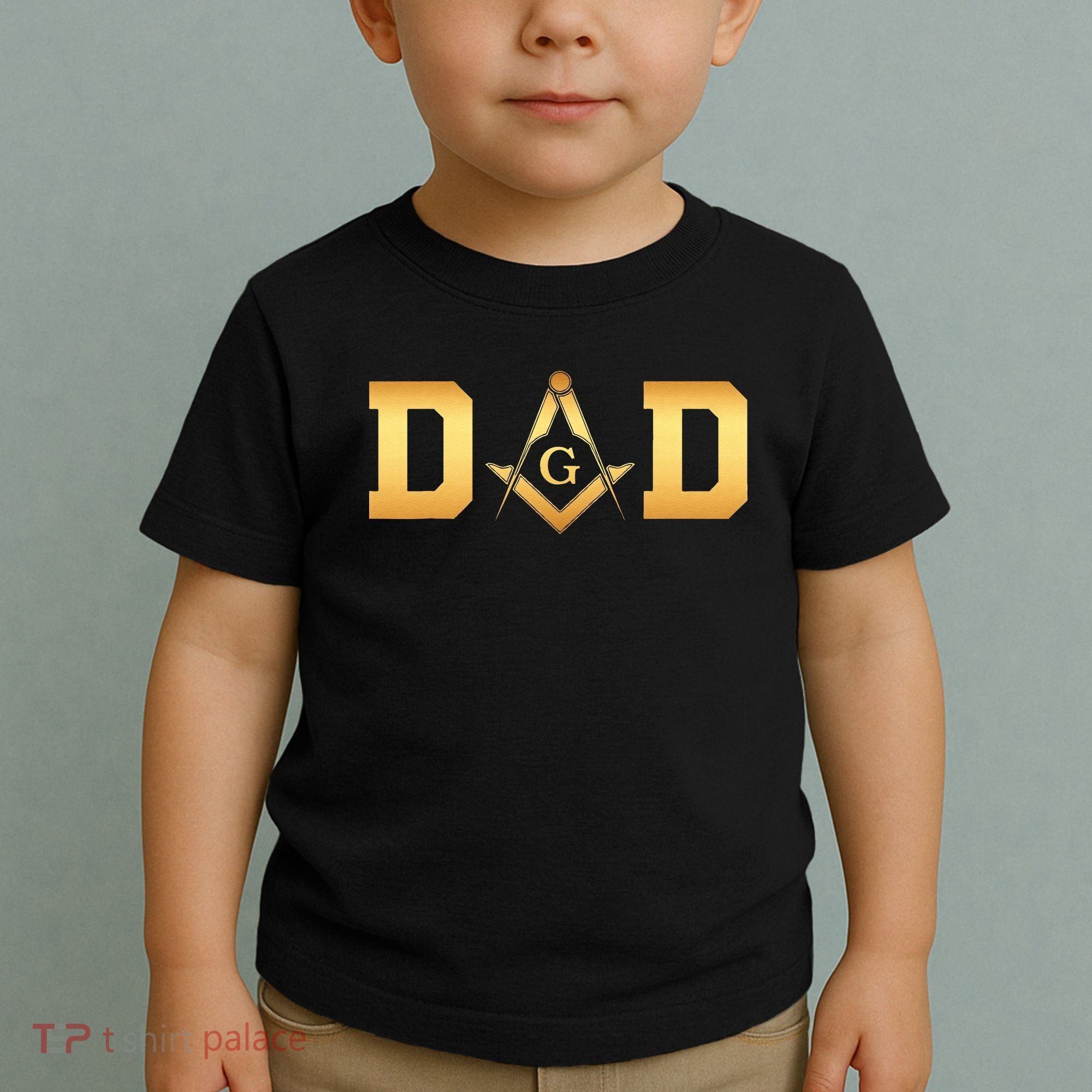 Masonic Dad Fathers Day Gift Freemason Toddler T-Shirt