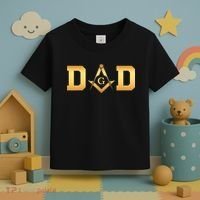 Masonic Dad Fathers Day Gift Freemason Toddler T-Shirt thumb 3