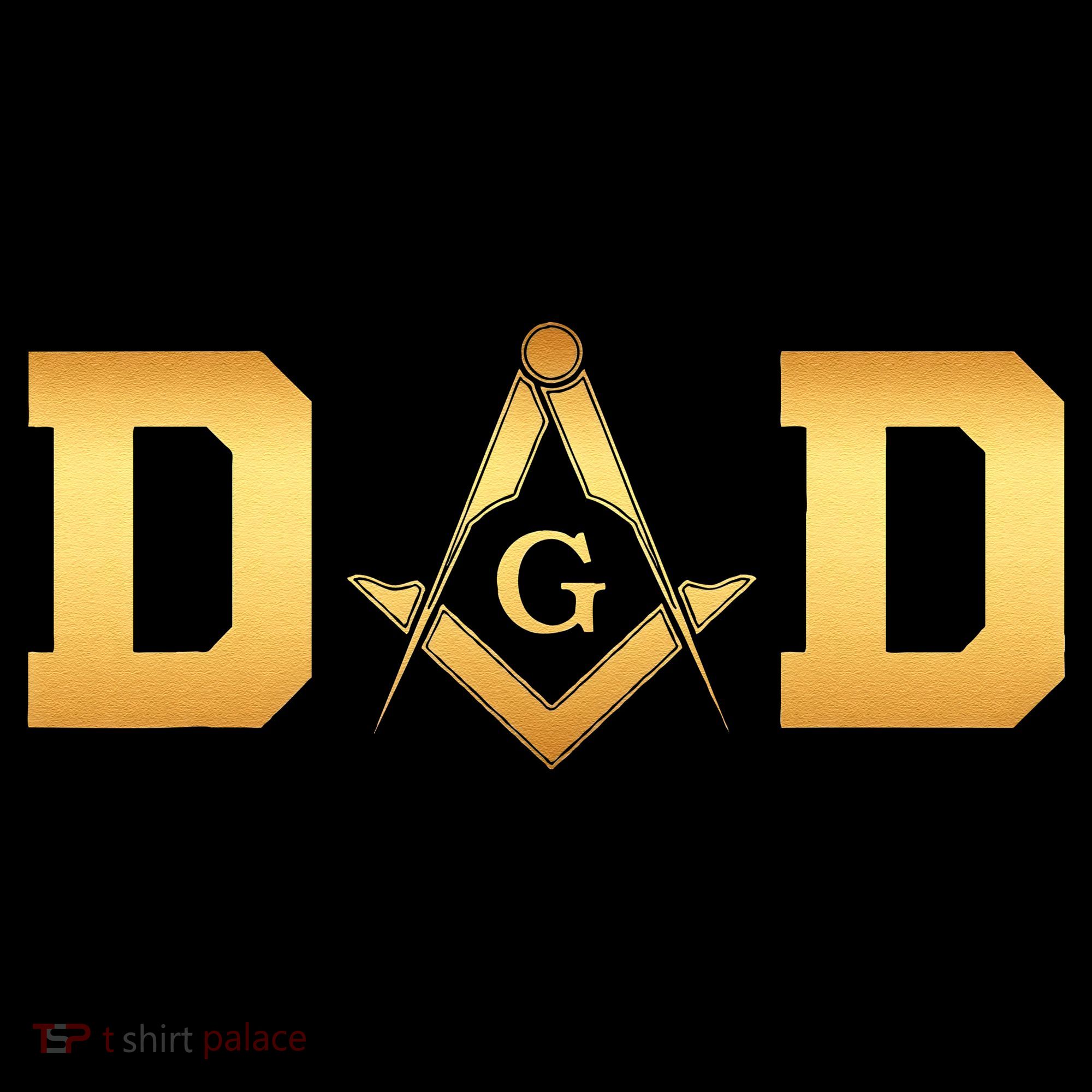 Masonic Dad Fathers Day Gift Freemason Toddler T-Shirt